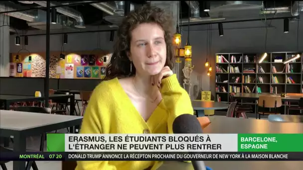 Erasmus : des étudiants bloqués à l'étranger en raison de la crise du Covid-19