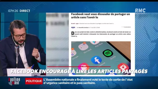 Facebook veut nous encourager à lire les articles avant de les partager.