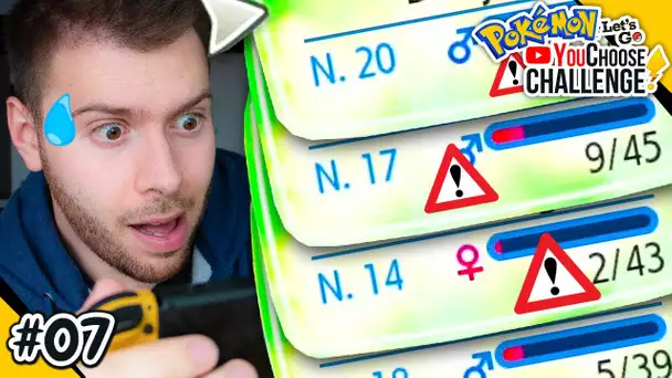 ON VA TOUS LES PERDRE 😭 - Pokémon Let&#039;s Go - YouChoose Challenge #7