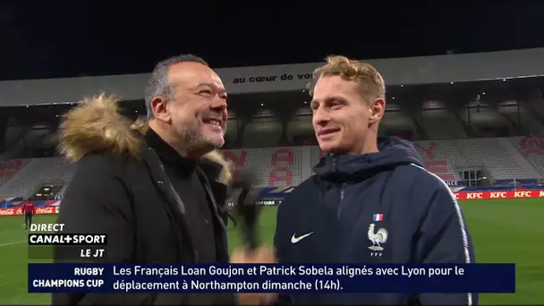 Nicolas Cozza (France Espoirs) avant le match contre la Géorgie