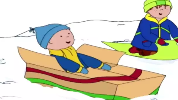 Caillou fait de la luge | Caillou en Français