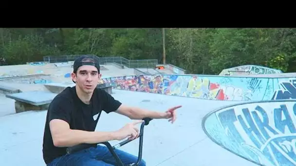 UN SKATEPARK CACHÉ DANS LA MONTAGNE !