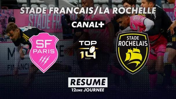 Le résumé de Stade Français / La Rochelle - TOP 14 - 12ème journée