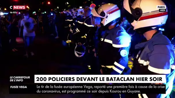 Manifestation : 200 policiers devant le Bataclan