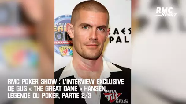 RMC Poker Show : L’interview exclusive de Gus Hansen, légende du poker, partie 2/3