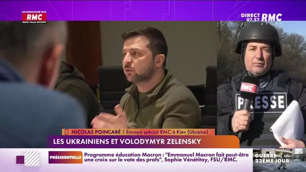 Zelensky s'est habillé du costume de chef de guerre dès le premier jour de l'invasion russe