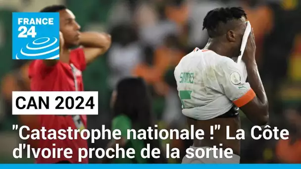 CAN 2024 : "Catastrophe nationale !" La Côte d'Ivoire proche de la sortie • FRANCE 24