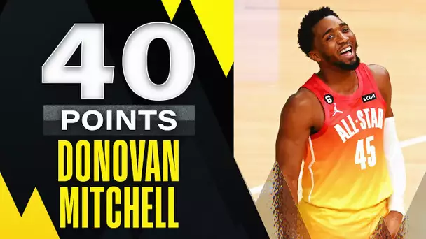 Donovan Mitchell Drops 40 PTS At The 2023 #NBAAllStar Game!
