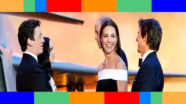 PHOTOS – Kate Middleton et Tom Cruise hilares  duo complice à l'avant première de Top Gun  Maveric