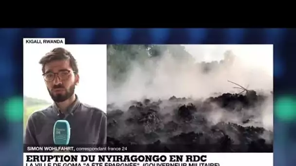 RD Congo : la coulée de lave du volcan Nyiragongo s'est arrêtée, la ville de Goma épargnée