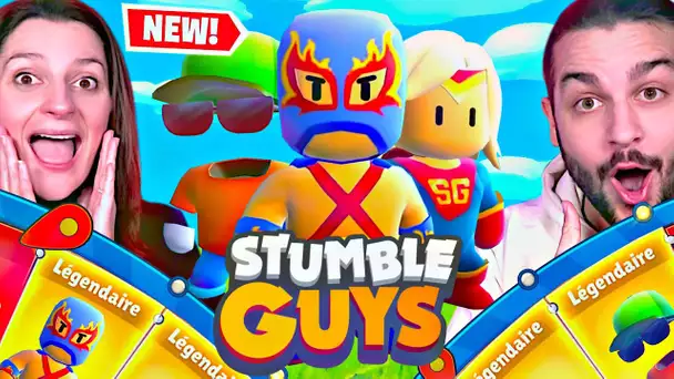 NOUVEAUX SKINS SUR STUMBLE GUYS ! MISE A JOUR 0.42 STUMBLE GUYS