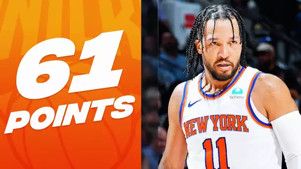 Jalen Brunson ERUPTS For New CAREER-HIGH 61 PTS! 🔥 | March 29, 2024