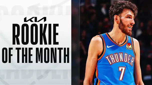 Chet Holmgren's December Highlights | Kia NBA Western Conference Rookie of the Month #KiaROTM
