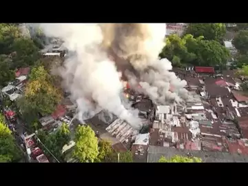 Philippines : huit personnes périssent dans l'incendie d'un bidonville à Manille