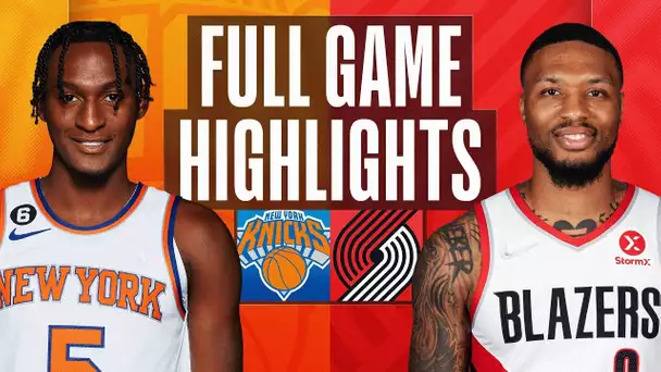 KNICKS at TRAIL BLAZERS | FULL GAME HIGHLIGHTS | March 14, 2023