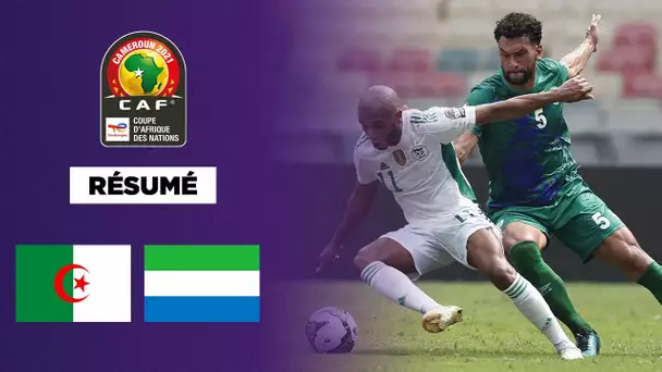 🏆🌍 Résumé - CAN 2021 : L'Algérie tenue en échec par la Sierra Leone !