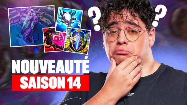 ON REGARDE LES NOUVEAUTÉS DE LA SAISON 14 DE LEAGUE OF LEGENDS ! (+ découverte nouveau champion)