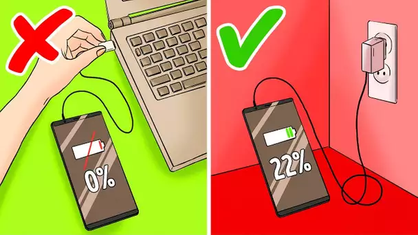 12 Erreurs Que tu Fais Quand tu Charges Ton Portable