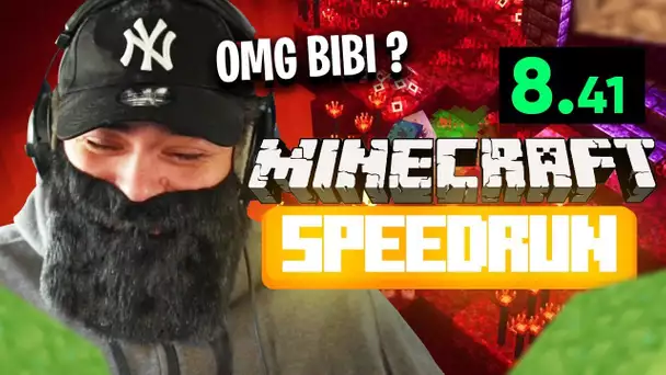 LE RETOUR DU SPEEDRUN MINECRAFT AVEC BIBI