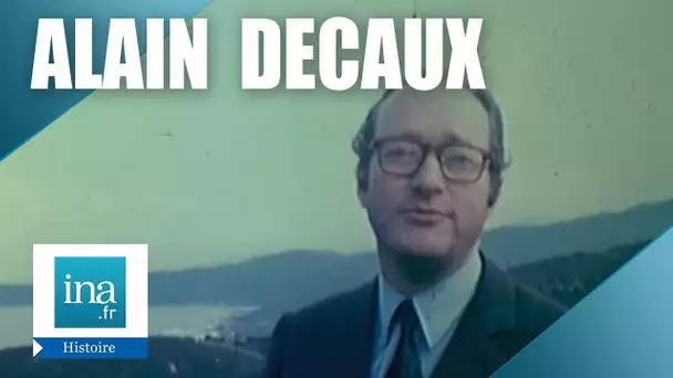 Alain Decaux sur les trace de Napoléon en Corse | Archive INA