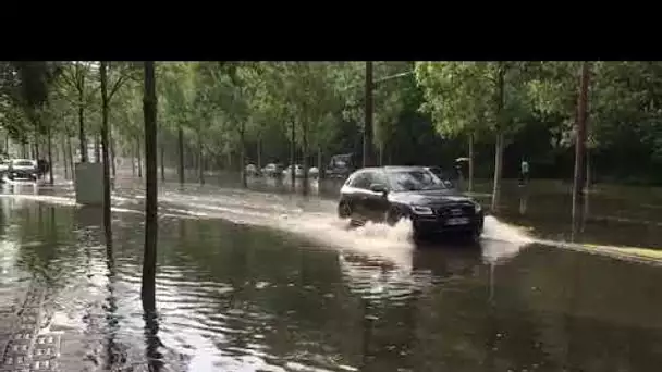 Inondations à Ostwald après le violent orage du 26 juin 2020