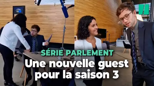 Dans « Parlement » saison 3, Manon Aubry joue son propre rôle d’eurodéputée insoumise
