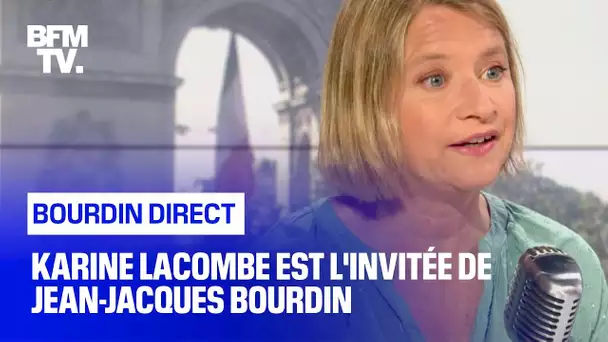 Karine Lacombe face à Jean-Jacques Bourdin en direct