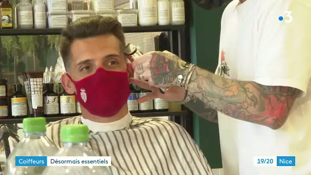 Les coiffeurs, rescapés-surprise du 3ème confinement dans les Alpes-Maritimes