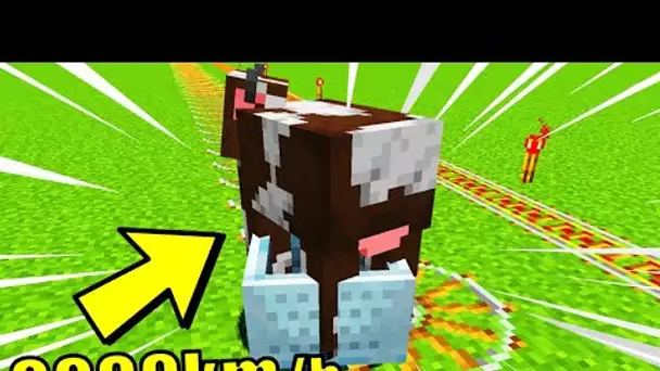 BUG MINECRAFT + MINECRAFT = VITESSE LUMIERE ! - Agentgb #Shorts