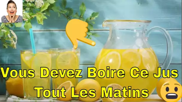 Vous Devez Boire l’eau au citron le matin, c’est un moyen efficace pour traiter plusieurs maladies