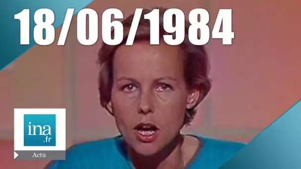20h Antenne 2 du 18 juin 1984 - Election européennes | Archive INA