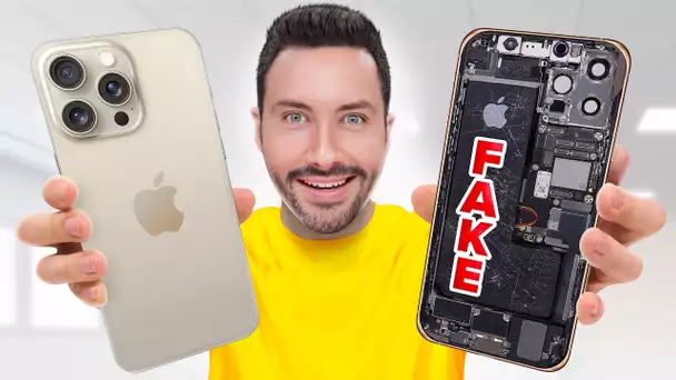 J'ouvre un faux iPhone 15 Pro !