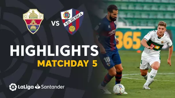 Highlights Elche CF vs SD Huesca (0-0)