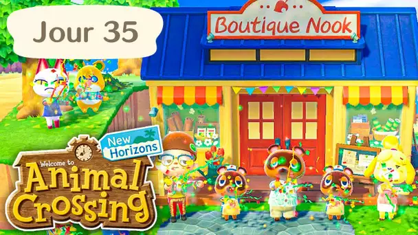 Jour 35 | Le Nouvelle Boutique Nook | Animal Crossing : New Horizons