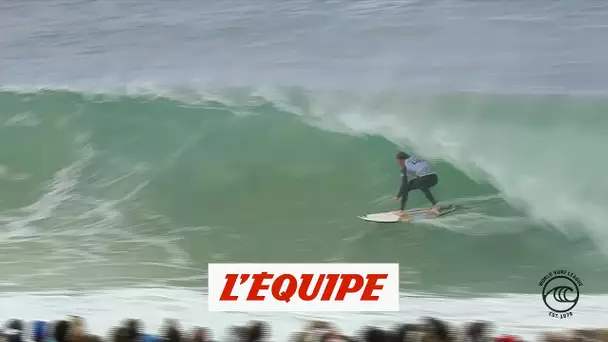 Le gros tube de Leonardo Fioravanti au Pro France 2019 - Adrénaline - Surf