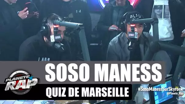 Soso Maness Vs Hornet La Frappe - Quiz de Marseille #PlanèteRap