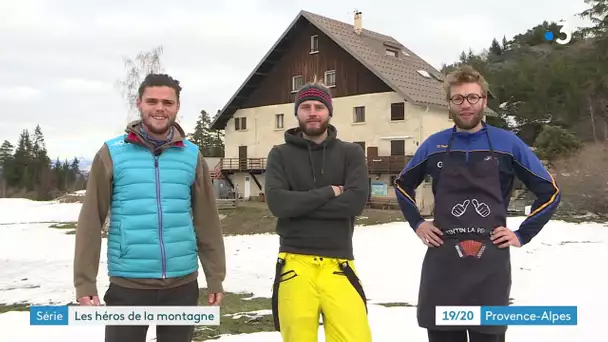 Reprise du Fanget, le plus ancien site de ski de la vallée de la Blanche (Alpes de Haute Provence)