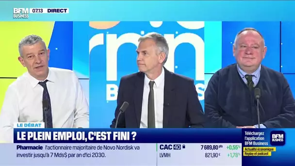 Nicolas Doze face à Jean-Marc Daniel : Le plein emploi, c'est fini ?