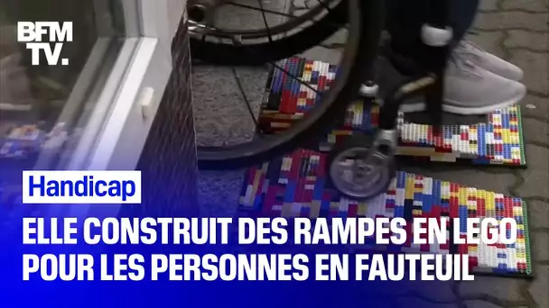 Elle construit des rampes en Lego pour aider les personnes en fauteuil roulant