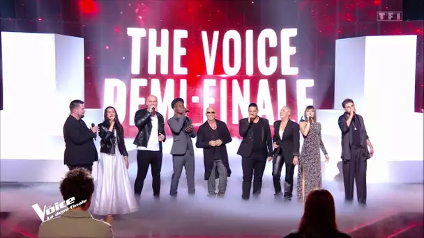 Les 1/2 Finalistes reprennent “Chanter“ avec Florent Pagny | The Voice France 2023 | 1/2 Finale