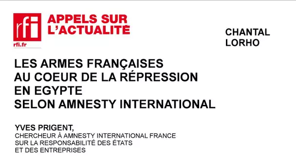 Les armes françaises au cœur de la répression en Egypte selon Amnesty International