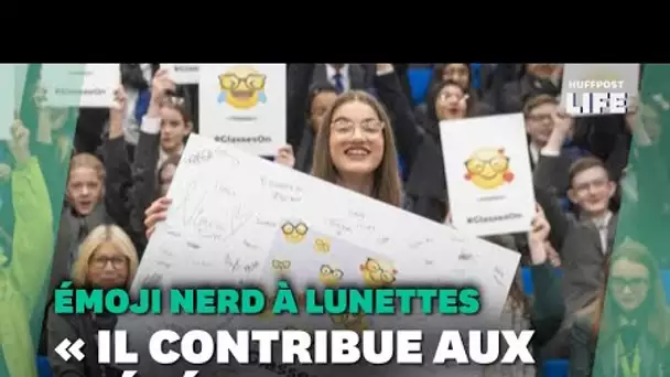 Un émoji à lunettes moins stigmatisant, le souhait de cette jeune Britannique