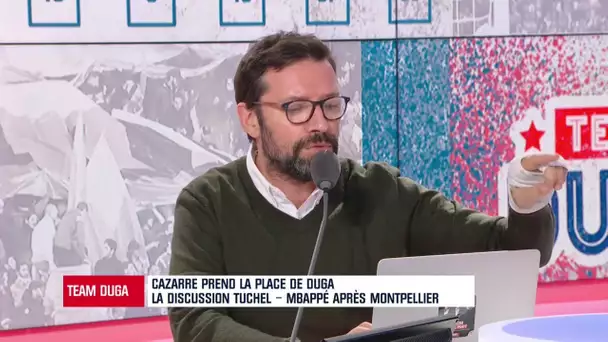 Julien Cazarre rejoue la discussion Tuchel/Mbappé après Montpellier...