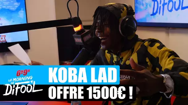 Koba LaD offre 1500€ à un auditeur ! #MorningDeDifool