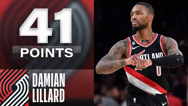 Damian Lillard Goes OFF for 41 PTS in Thrilling Blazers Win! 🔥
