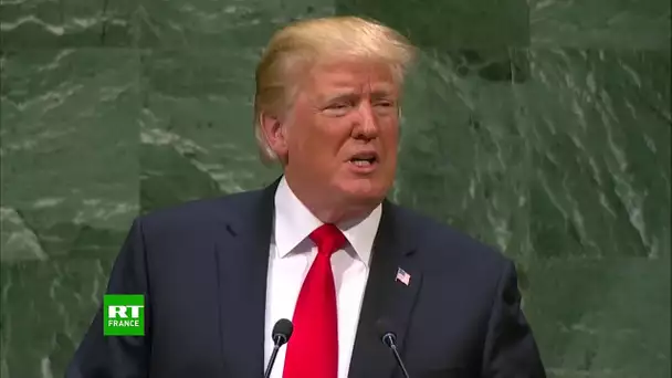 Donald Trump prend la parole lors de la 73e session de l’Assemblée générale de l’ONU à New York