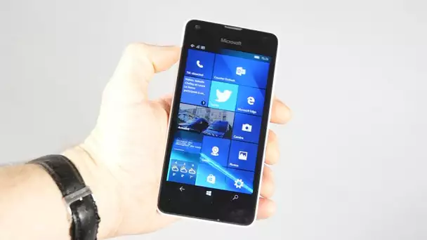 Test Lumia 550, le smartphone sous Windows 10 low-cost