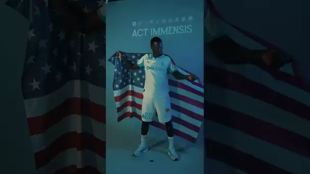 Welcome Timothy 🤝🇺🇸 #OM #SportsTikTok #foot #ligue1 #marseille #weah #america
