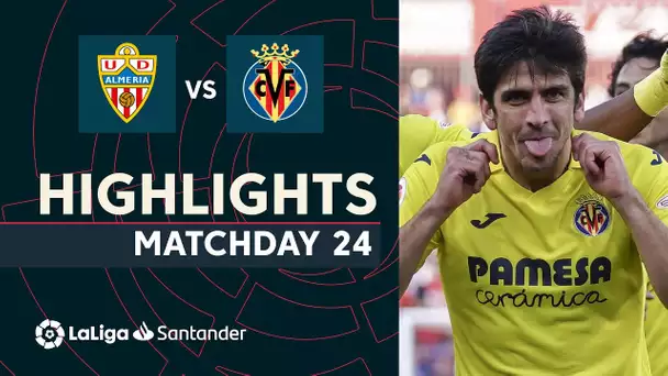 Resumen de UD Almería vs Villarreal CF (0-2)