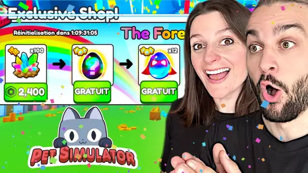 ON ACHETE L'OEUF LE PLUS RARE SUR PET SIMULATOR 99 !